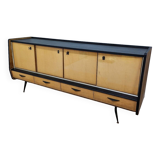 Vintage Scandinavian wooden sideboard