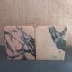 Art Deco marble bookends