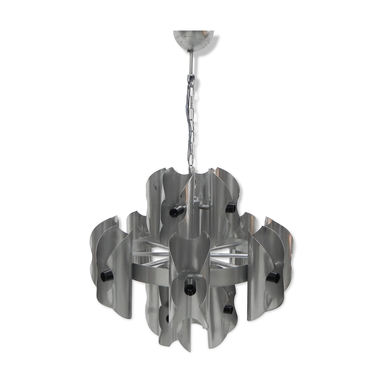 Vintage hanging lamp with 16 light points
