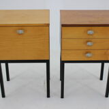 1970s Pair of  Bedside Tables by UP Zavody, Czechoslovakia