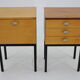 Tables de chevet des années 1970 par UP Zavody, Tchécoslovaquie