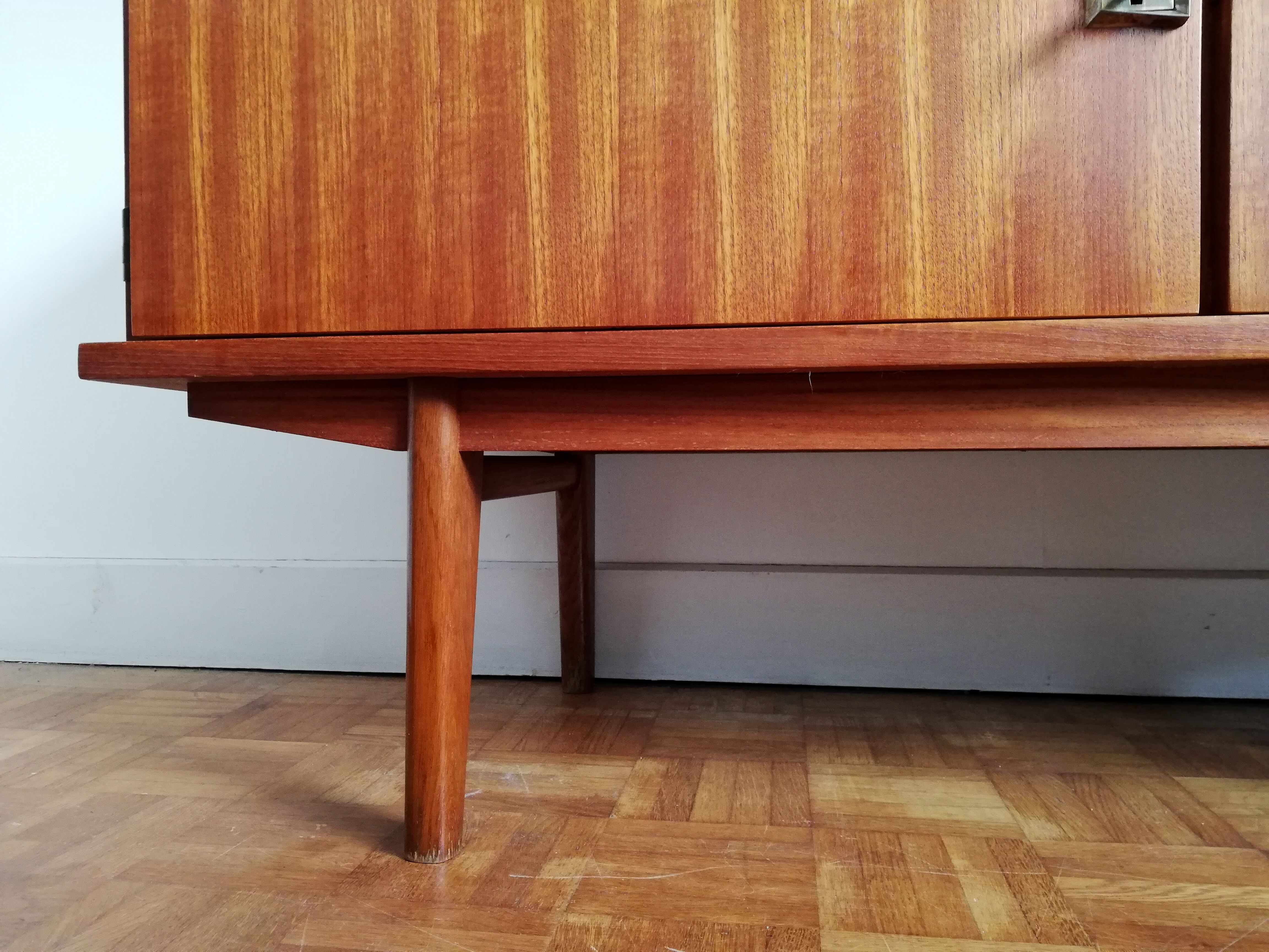 Enfilade furniture tv Scandinavian teak 60s