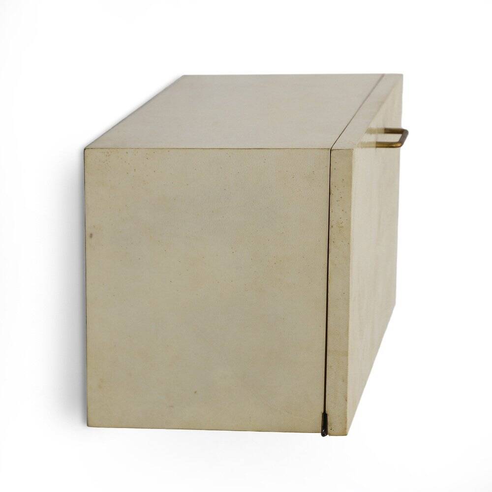 Wall-mounted cabinet parchment, 1950s