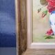 Flower bouquet painting Signed J Grundler