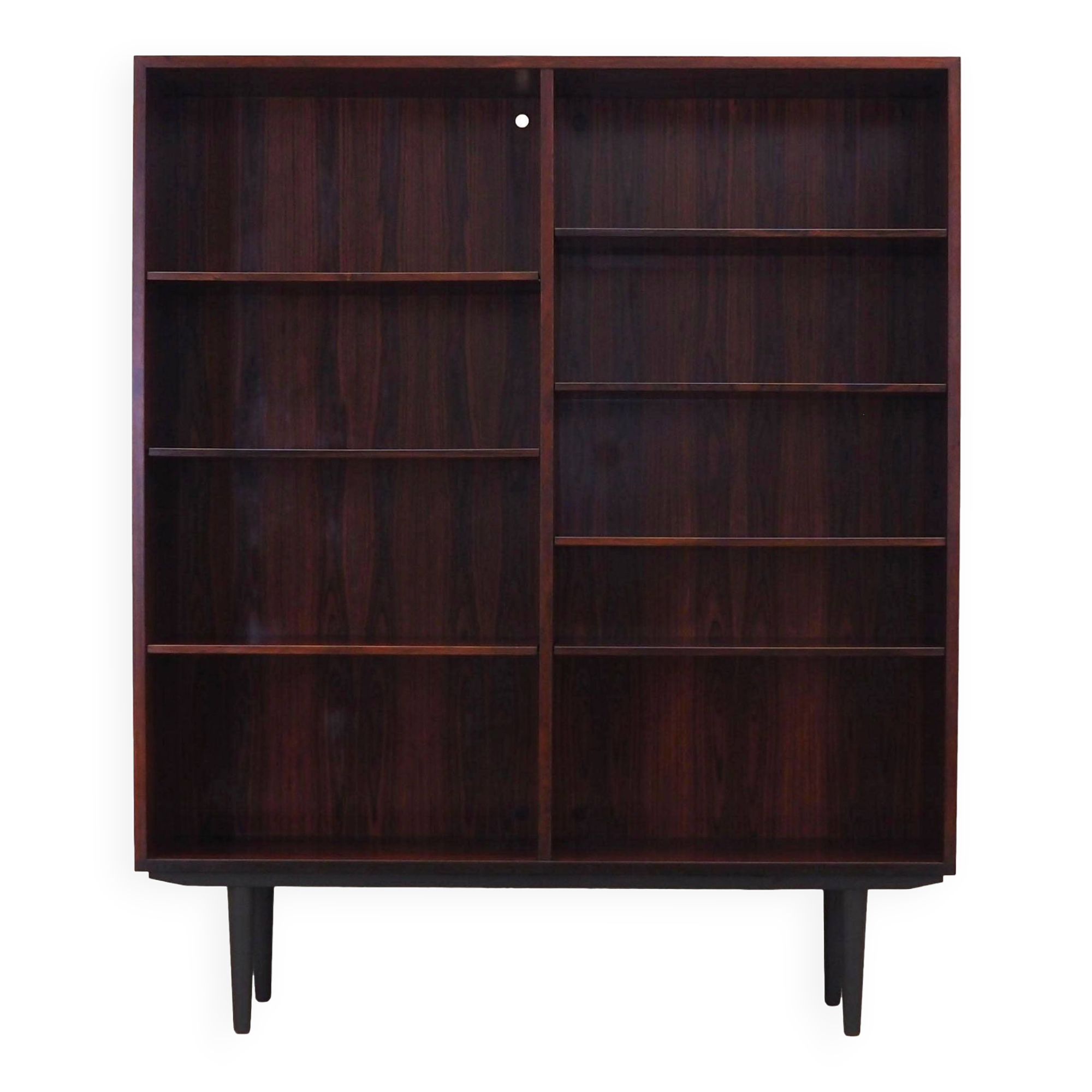 Bibliothèque en palissandre, design danois, années 1970, production : Danemark