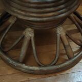 Large Armchair Peacock Emmanuelle/vintage rattan