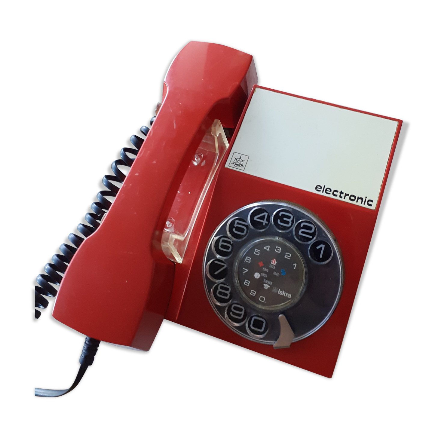 Telephone red iskra electronic 1965