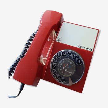 Telephone red iskra electronic 1965