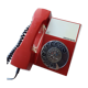 Telephone red iskra electronic 1965