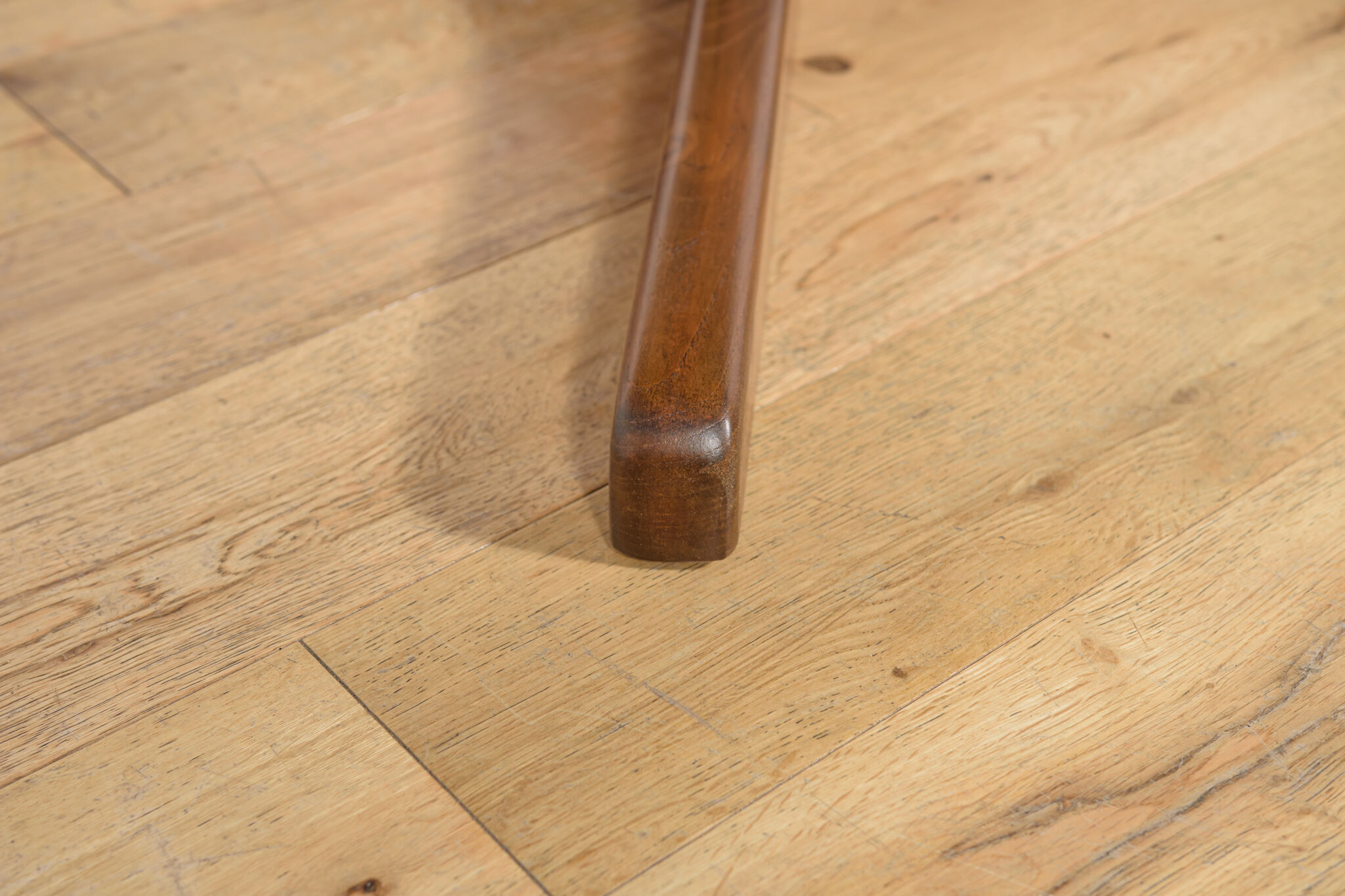 Mid-Century Teak Round Extending Dining Table, Denmark, 1960s