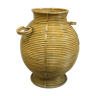 Rattan amphora vase