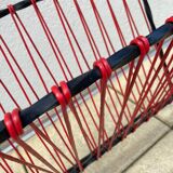 Porte revues scoubidou et fer forgé