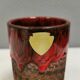 Vase with run-glaze, Denmark, 1970s. Made by Ernst Faxe