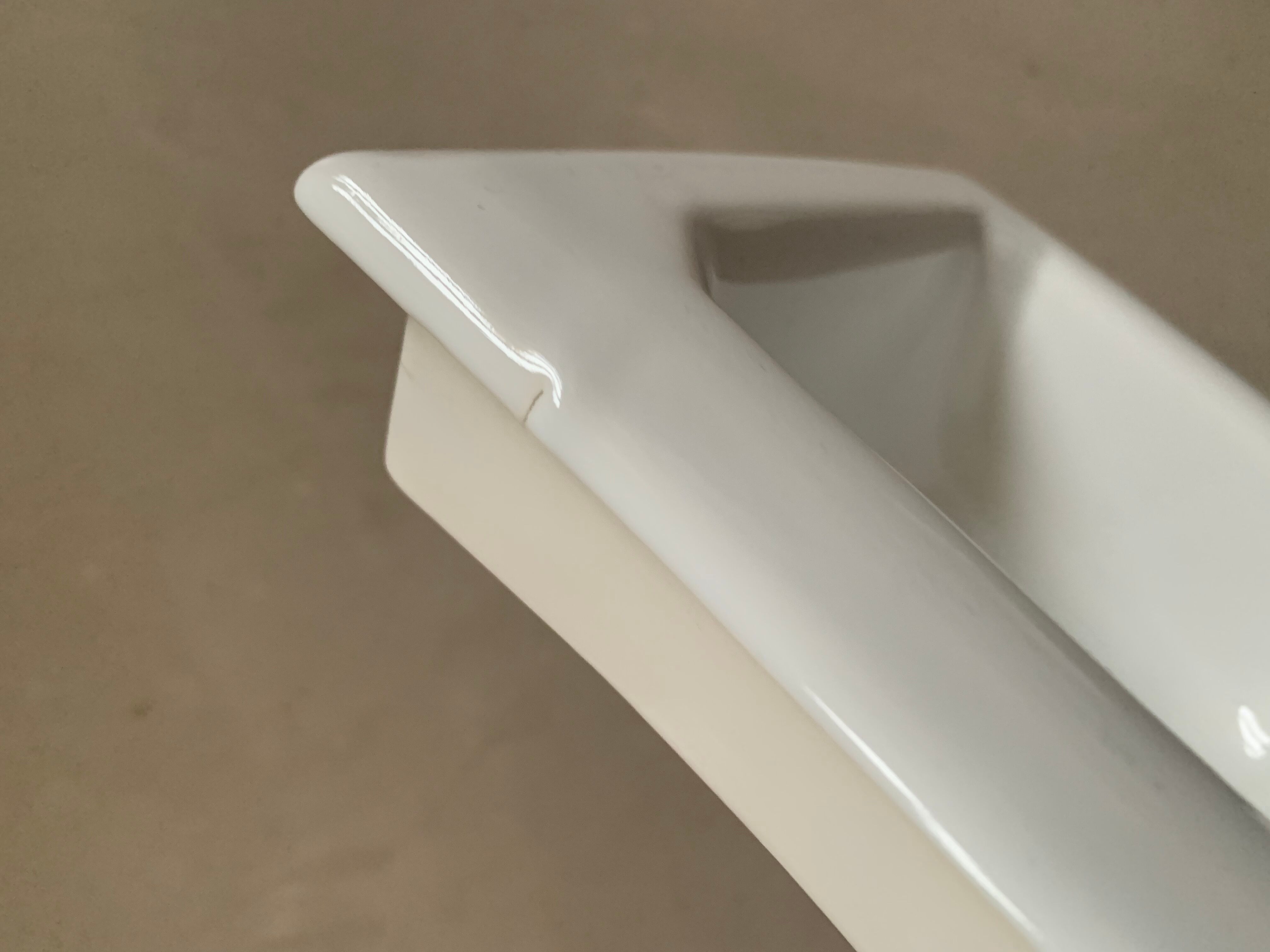 Old wall mounted soap dish to recess