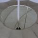 Midcentury cocoon swirl hanging pendant lamp, Germany 1960s