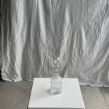 Small glass bottle with vintage round cap H22.5