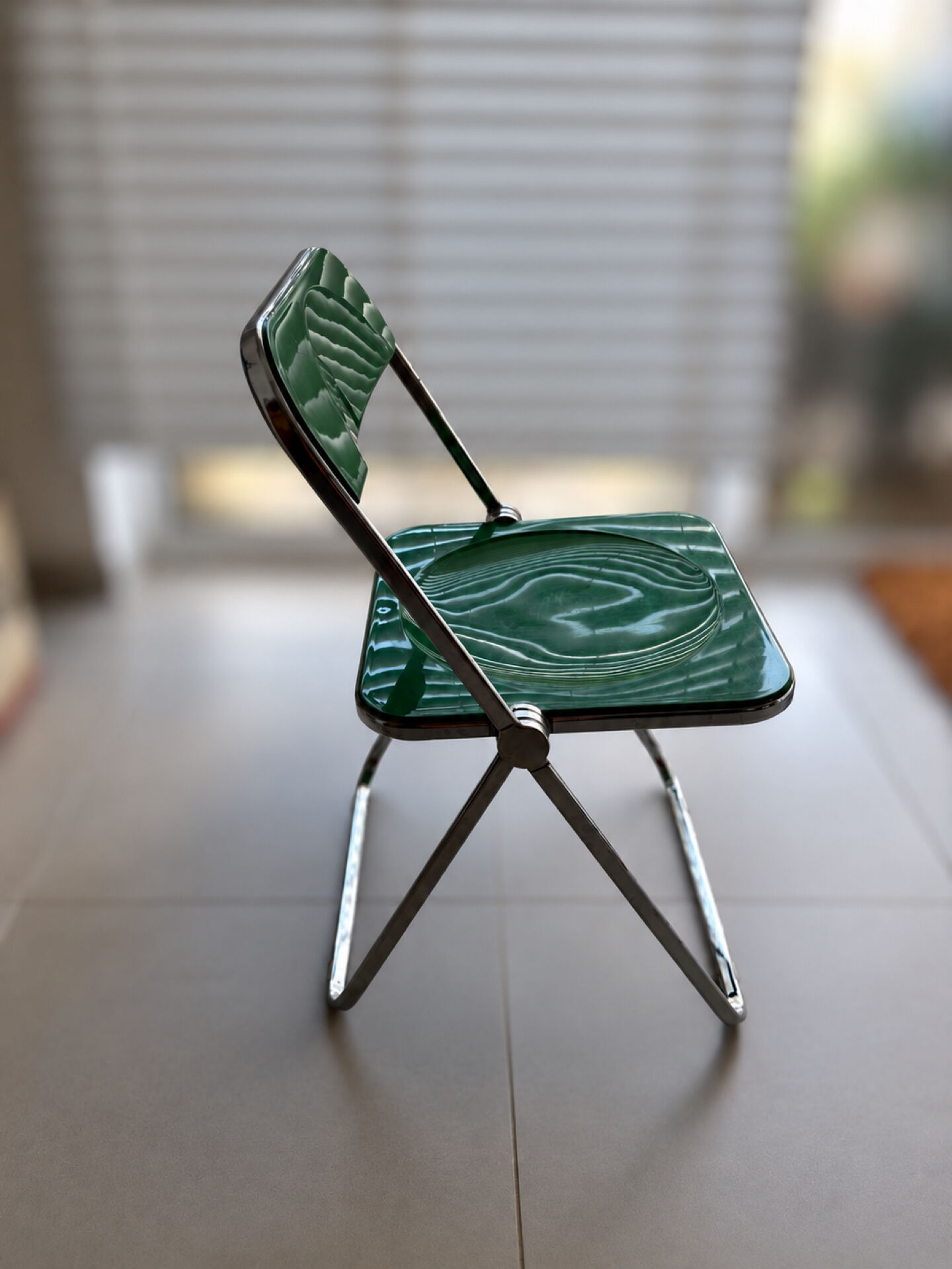 Green Plia 1960 Giancarlo Piretti for Anonima Castelli
