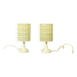 Elegant mid-century modern lamp set, Erco 1970s