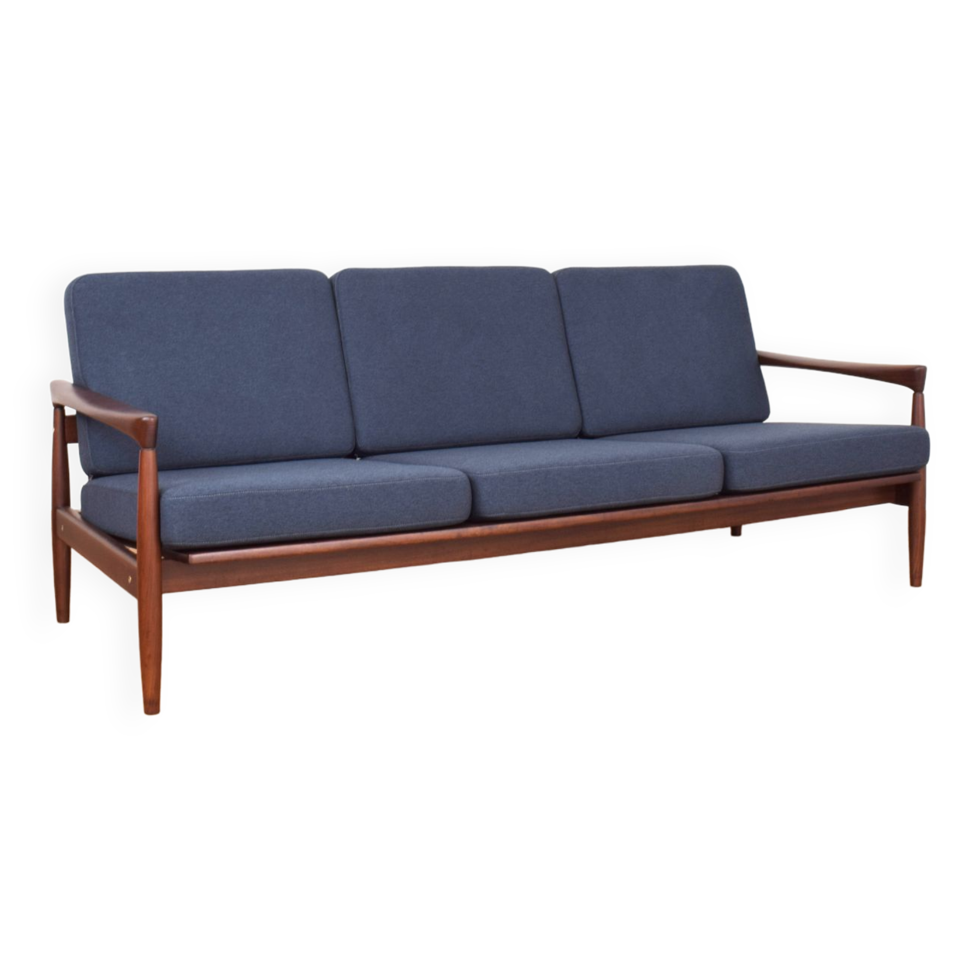 Mid-Century Teak Kolding Sofa by Erik Wørts for Ikea, 1960s.