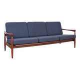 Mid-Century Teak Kolding Sofa by Erik Wørts for Ikea, 1960s.
