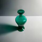 1990s Postmodern Flower Vase Green Swedish Amphora