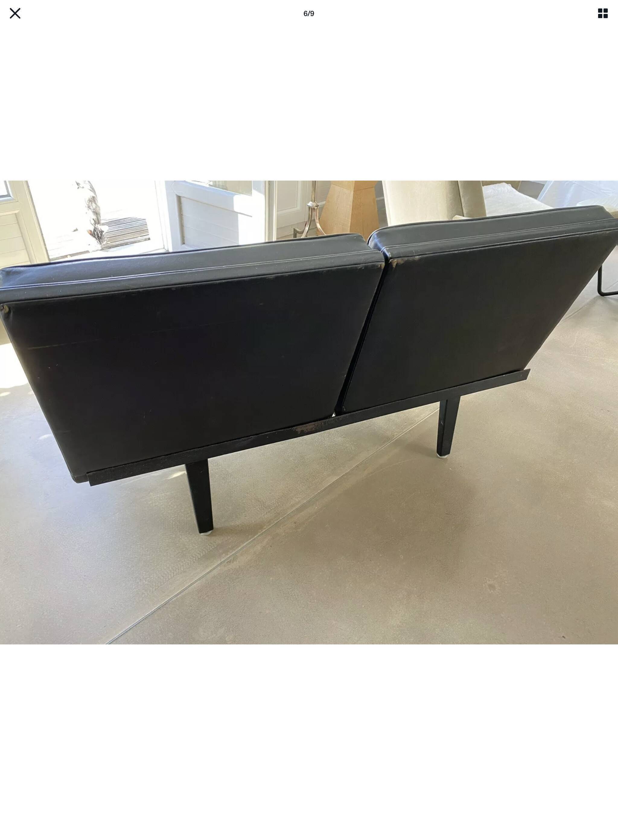 Georges Nelson leather sofa