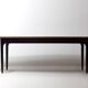 Rounded mid-century dining table, 1960s