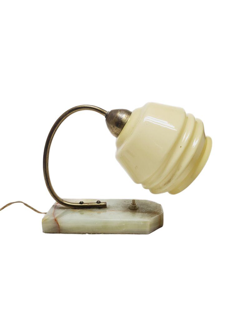 Art Deco bedside lamp, Belgium, 1950s