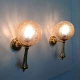 Pair of vintage gold sconces