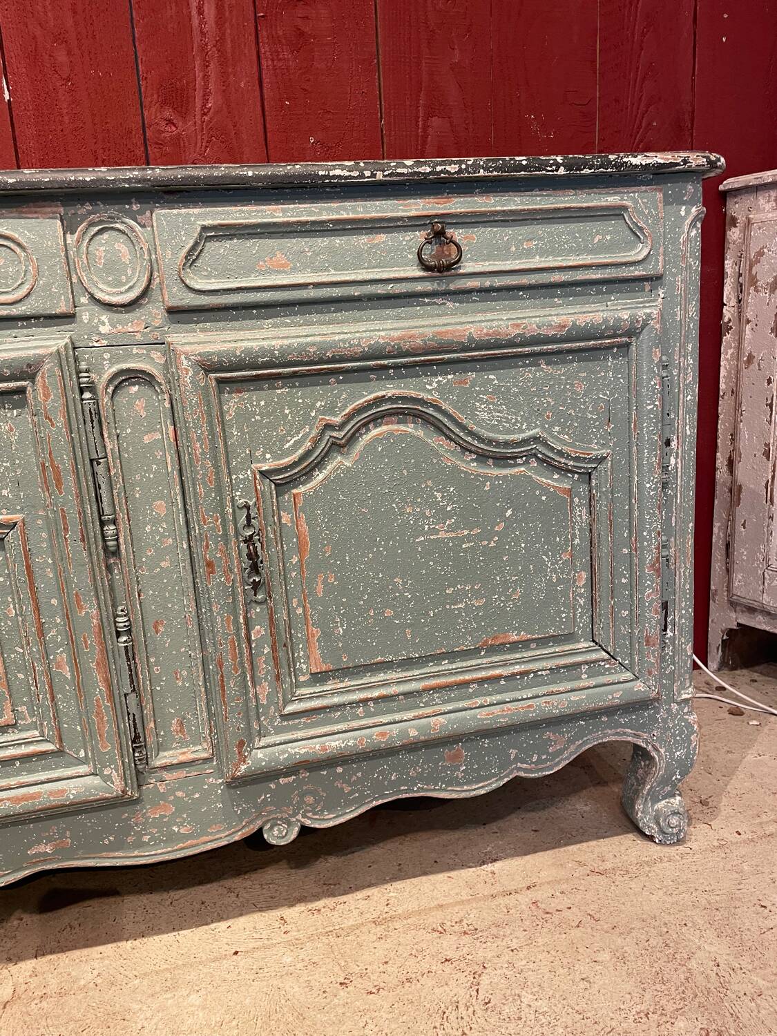 Eighteenth-century walnut sideboard.