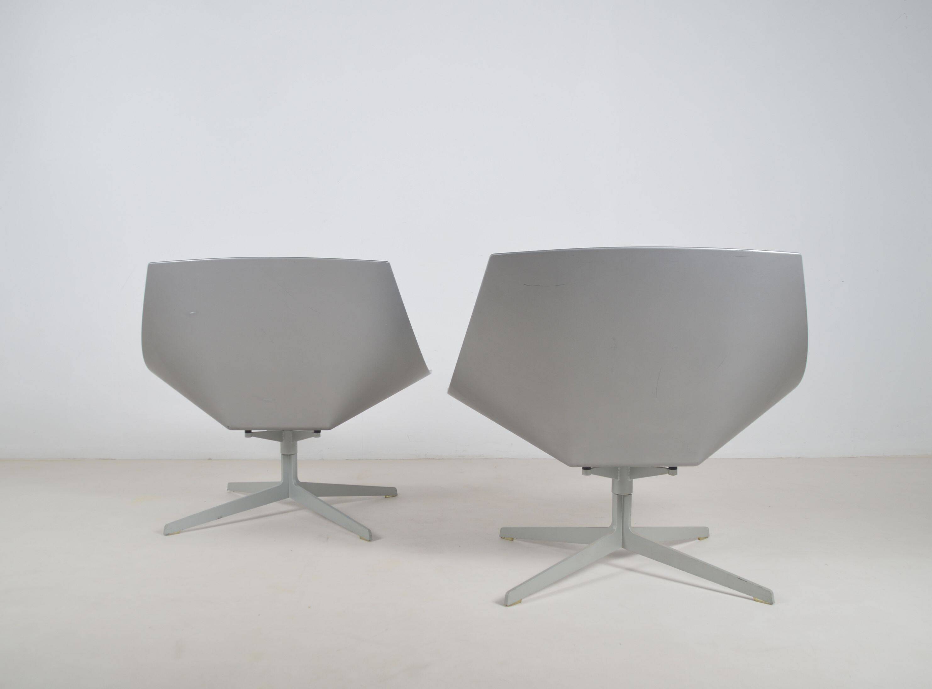 Set Space lounge chairs designed by Jehs + Laub for Fritz Hansen, 2007