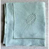 Antique Pure Yarn Dyed Linen Pillowcase in Lagoon Green