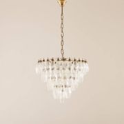 Carlo Scarpa Poliedri chandelier, Venini, Italy 1960s