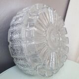 Vintage glass ceiling light from the 1960s