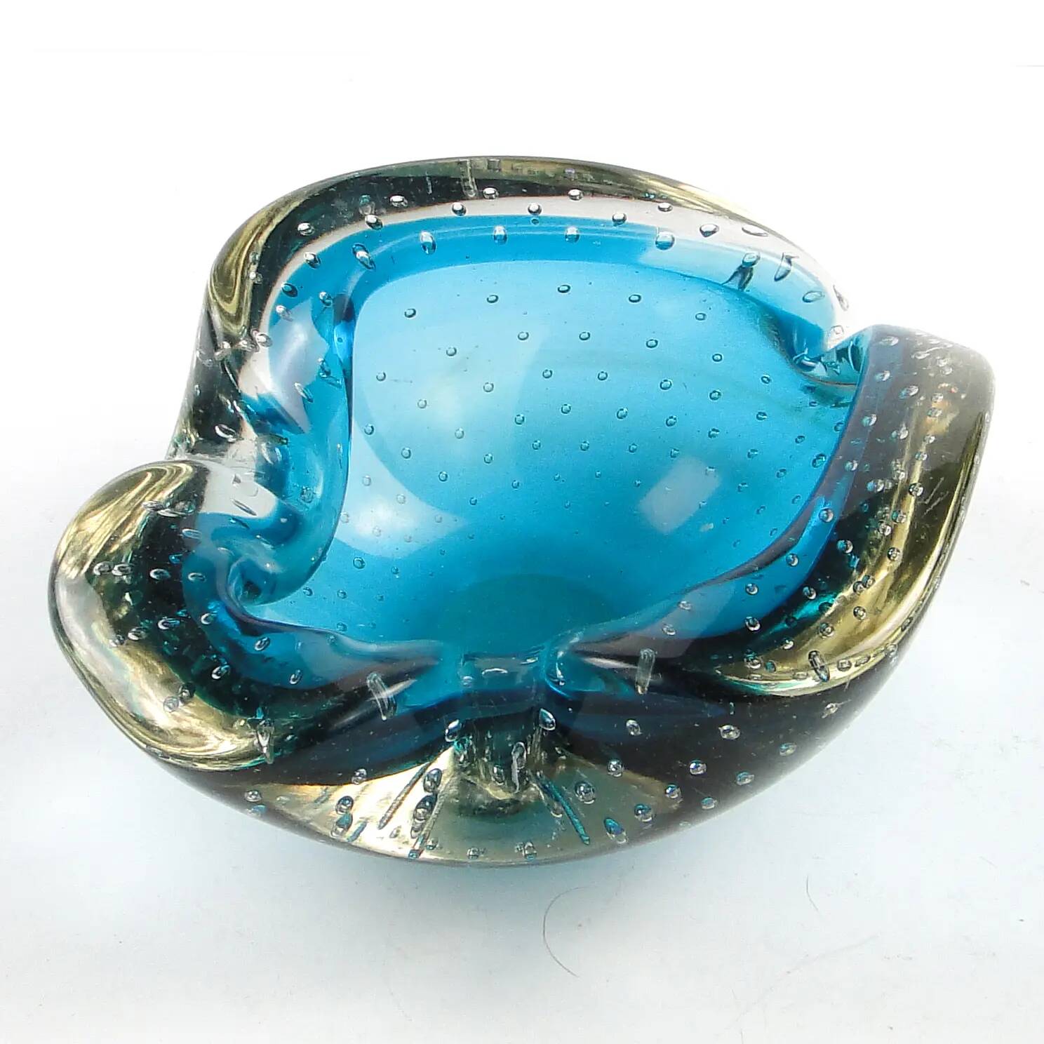 Organizer, Sommerso, Murano glass, Italy, 1950s