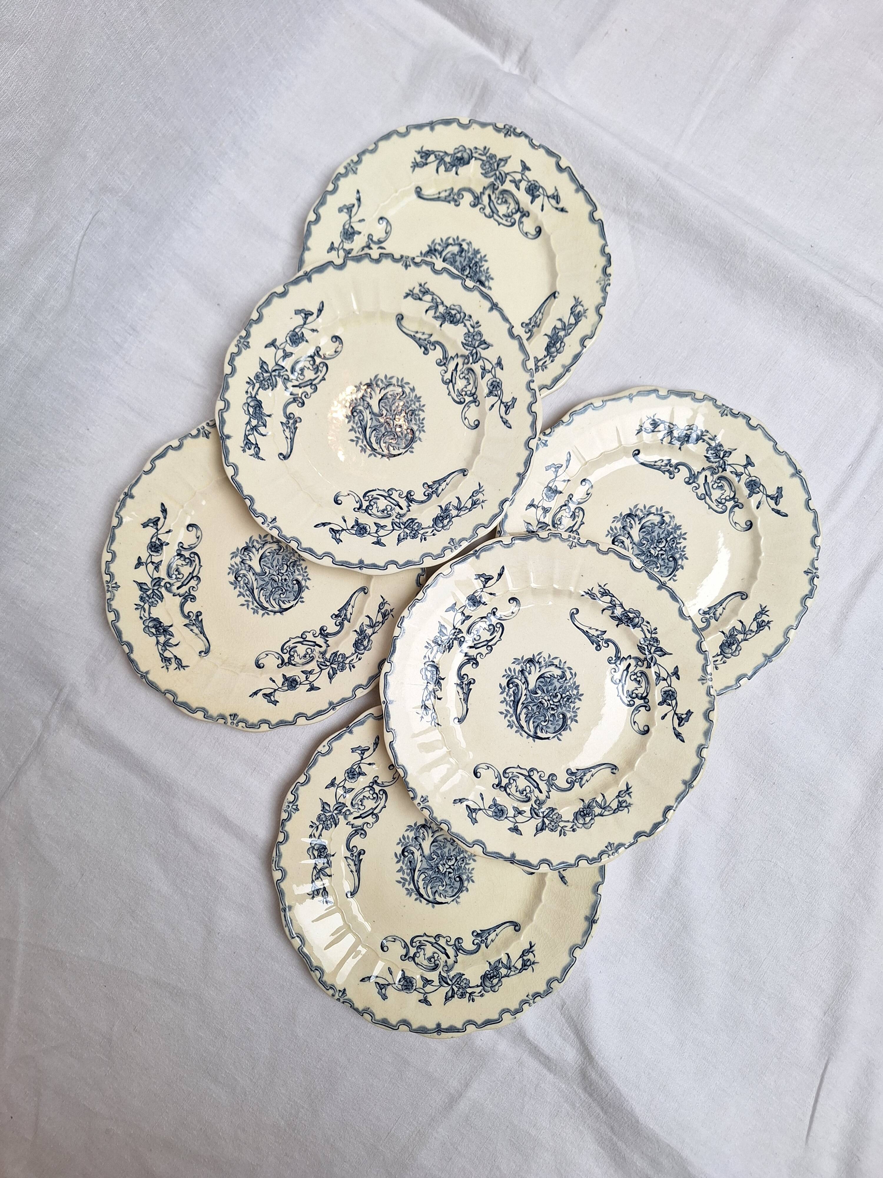 Dessert plates H.C. Moscow vintage