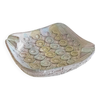 Mid-Century Bitossi Aldo Londi Ceramic Ashtray/ Vide-Poche, Signed, Italy, 960s