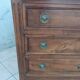 Louis XVI walnut commode from the 19th century.