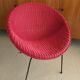 Wicker satellite armchair