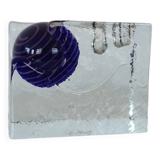 Glass candlestick, 80s