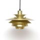 Golden lamp, Denmark 1970s