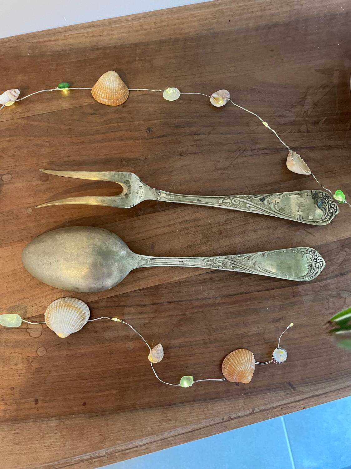 Vintage gold cutlery