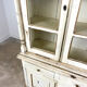 Vintage brocant White painted Kitchen display cabinet