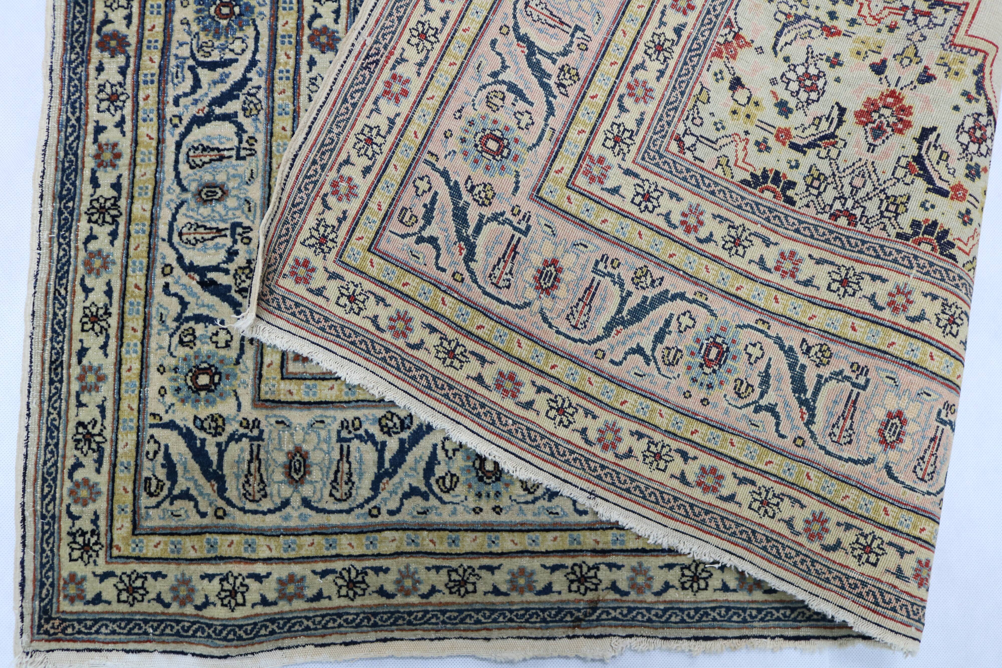 Handmade haj-jalilie tabriz rug