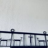 Mirror in ironwork of art