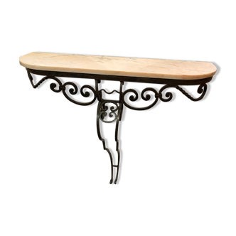 Forged iron console