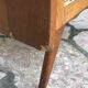 Chiffonnier pieds compas 1950 en bois clair