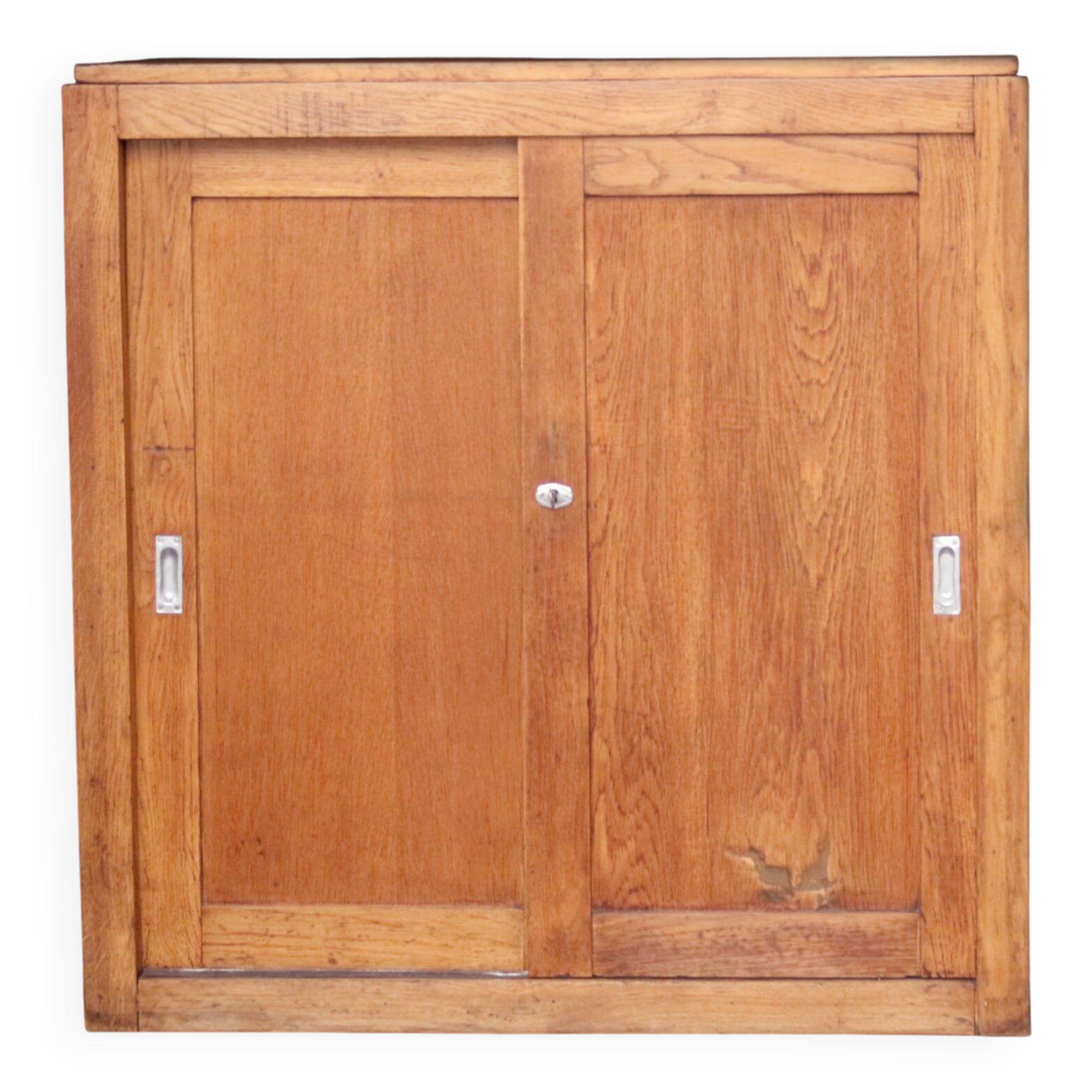 1940s/50s oak administrative furniture module.