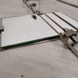 Art Deco chrome wall coat rack