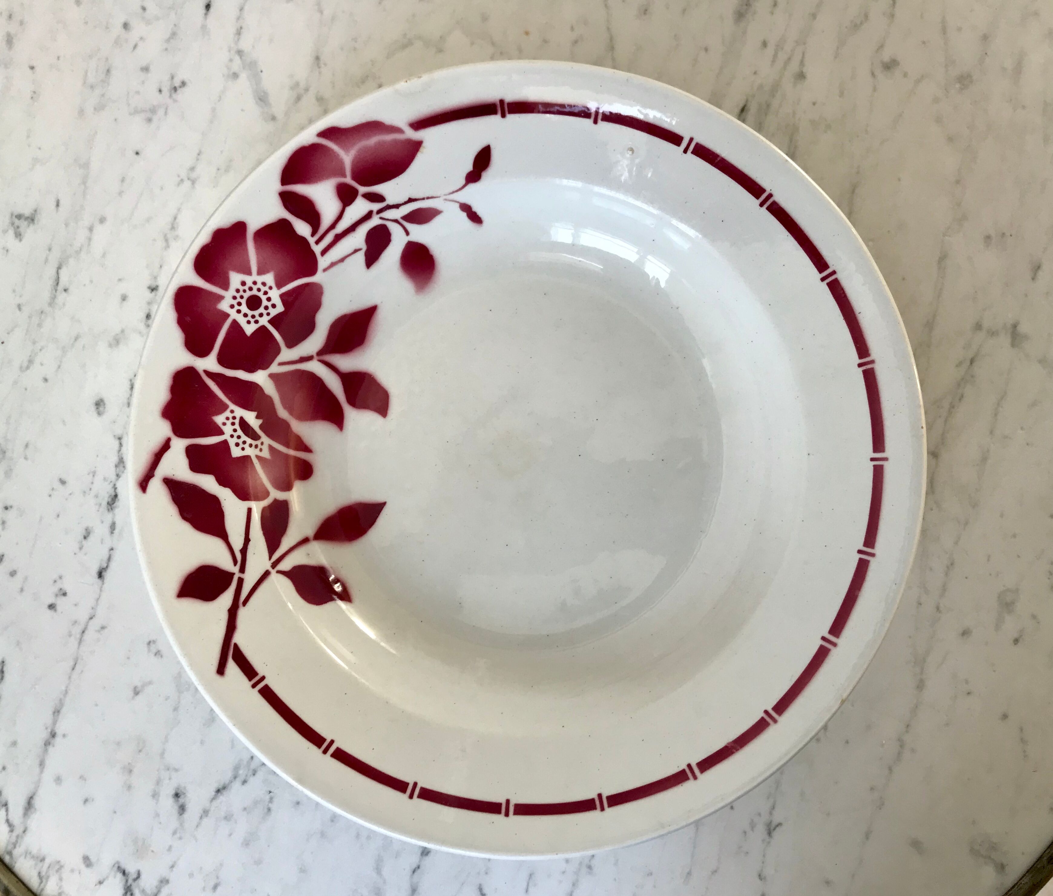 Hollow dish Céranord Saint-Amand 30s